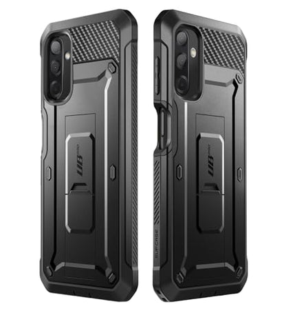SUPCASE for Samsung Galaxy A17 5G Case with Screen Protector, Black | Built-in Kickstand, Belt Clip, Full-Body Heavy Duty Rugged Shockproof, Military-Grade Protection, Unicorn Beetle Pro - size: Galaxy A17