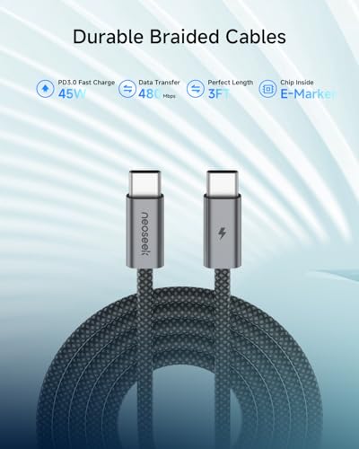 Ultra Mini iPhone Charger, 45W USB C Charger Block, 2-Pack