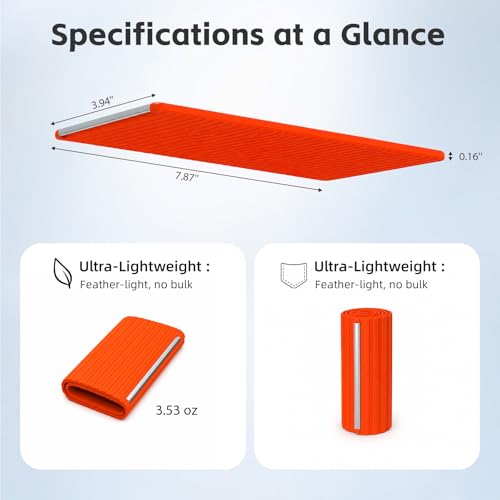 Silicone Phone Holder,Adjustable & Flexible & Folder-Silicone Phone Stand with Aluminum,Mount for Phone Tablet Laptop (Orange)