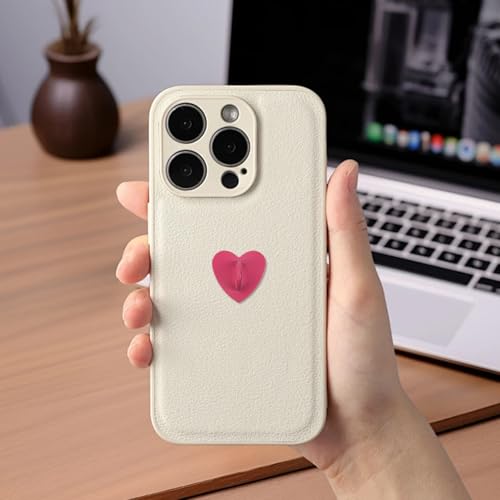12Pcs Phone Charm Hook Adhesive (Heart Shaped, Rose red) - color: Rose Red
