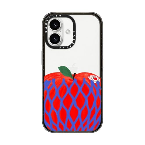 CASETiFY for iPhone 16 Case - Impact | Slim Fit | 8.2 ft. 4X Military Grade Drop Protection | Apple Net | Black - color: Apple Net, size: Iphone 16 (6.1")