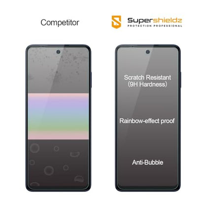 Supershieldz (3 Pack) Designed for Motorola Edge (2021) / Motorola Edge 5G UW Tempered Glass Screen Protector, Anti Scratch, Bubble Free