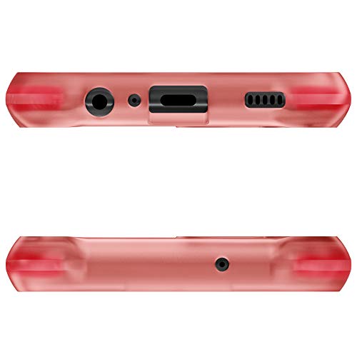 Ghostek COVERT Galaxy A12 Case with Slim Fit Clear Pink Design and Non-Slip Grip Bumper Premium Shockproof Protection Thin Protective Phone Cover Designed for 2021 Samsung Galaxy A12 (6.5 Inch) (Pink) - color: Pink, size: Galaxy A12