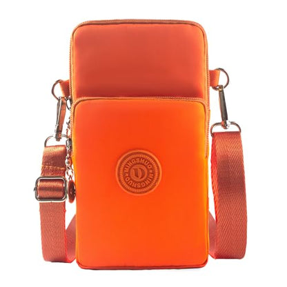 JANKS Small Crossbody Bags for Women Mini Cell Phone Purses Handbag Shoulder Bag - color: 010 Orange