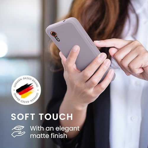 kwmobile Case Compatible with Samsung Galaxy Xcover7 Case - Soft Slim Protective TPU Silicone Cover - Lavender - color: lavender