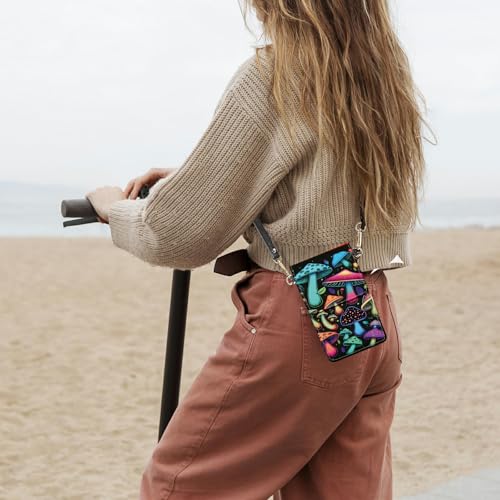 Small Crossbody Bags with Adjustable Shoulder Strap - color: Dream Mushroom