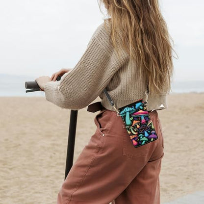 Small Crossbody Bags with Adjustable Shoulder Strap - color: Dream Mushroom