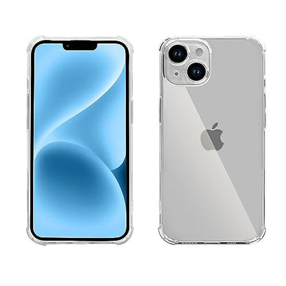1PC Clear Soft TPU Silicone Case for iPhone 14 | Clear Flexible Back Cover Made of Soft TPU/Silicone Rubber with Precise Rear Camera Cutouts - color: For iPhone 14