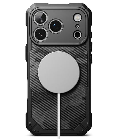 Ringke for iPhone 17 Pro Max Case [Rugged Gear Magnetic Camo Black] - color: Magnetic Camo Black, size: iPhone 17 Pro Max