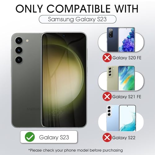 3 Pack TPU Screen Protector for Samsung Galaxy S23, Self-Healing HD Flexible Hydrogel Film Compatible with Galaxy S23 5G 6.1", Support Fingerprint Unlock, Scratch-Resistant, Bubble Free - size: Samsung Galaxy S23