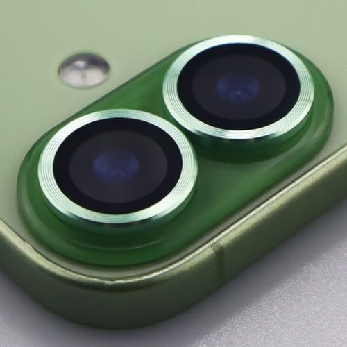 for iPhone 17 Camera Lens Protector Metal Tempered Glass Screen Accessories Cover (Green) - color: Green