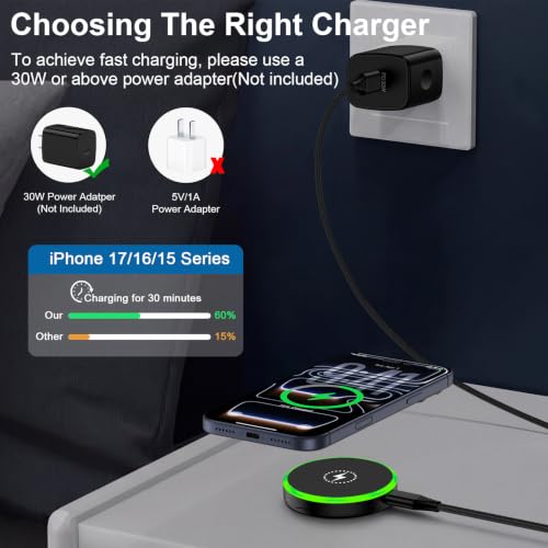 25W MagSafe Charger Samsung S26 Ultra Magnetic Wireless Phone Charger