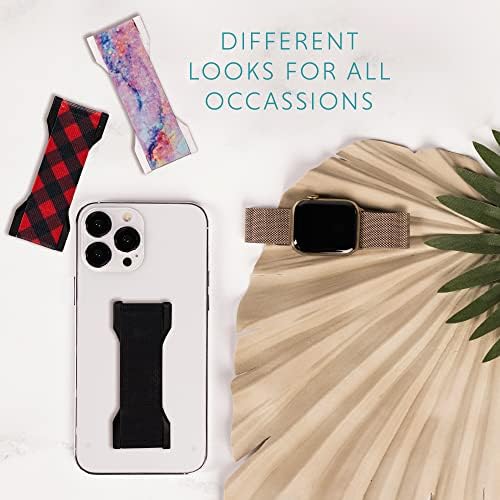 LOVEHANDLE PRO Phone Grip + Kickstand - Black Silicone