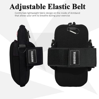 Phone Holder for Running Armband,Cell Phone Purse Small Crossbody Bags for Women Men Kids,iPhone 17 16 16e 15 14 13 12 11 Pro Max Xs Xr X 8 Plus Mini Galaxy Ultra S26 S25 Note Pouch Arm Bands - color: 6-Black with Crossbody Strap&Hook