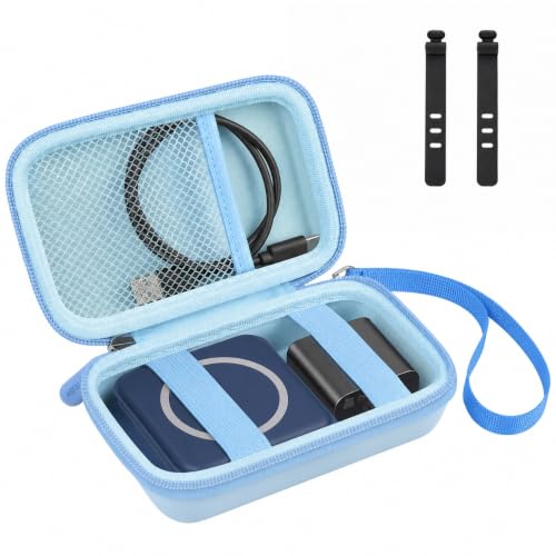 ANKHOH Travel Case for Iseyyox/for QUZUDN/for RTOPS 3 in 1 Wireless Charger - color: LIght Blue