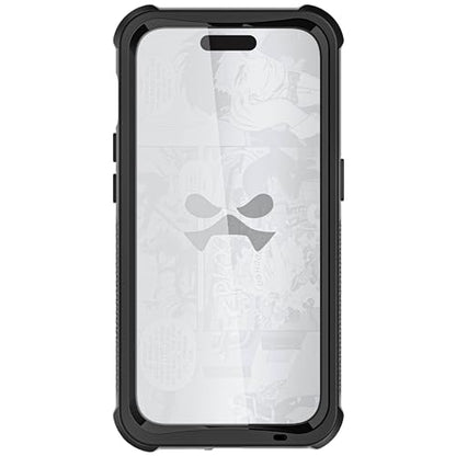 Ghostek Nautical Waterproof Apple iPhone 15 Pro Case with Holster Belt Clip - Screen & Camera Protector, MagSafe Compatible, Rugged Heavy Duty (6.1 Inch, Clear) - color: Clear, size: iPhone 15 Pro