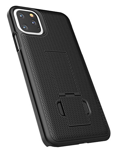 Encased iPhone 11 Pro Belt Clip Case (2019 DuraClip) Ultra Slim Cover with Holster (Black) - size: iPhone 11 Pro