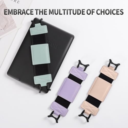 MoKo Soft Hand Strap for 6-8" Kindle eReaders Fire Tablet, Mint Green - color: A-mint Green, style: Soft Pu Strap