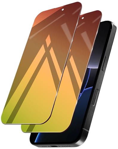 Privacy Screen Protector for iPhone 16 Pro Max 2 Pack Gradient Green - color: Green 16PM