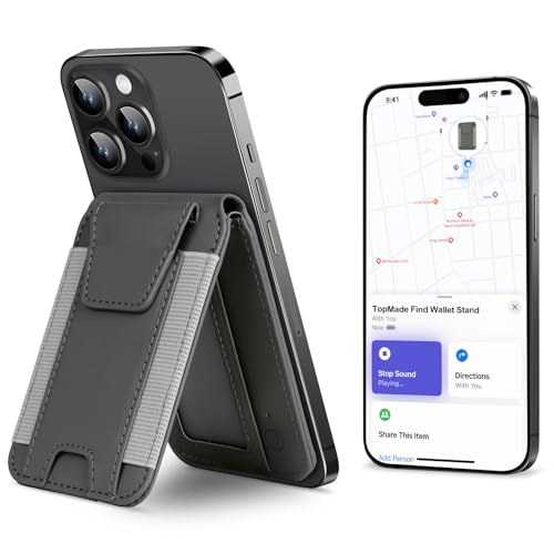 for MagSafe Wallet Works with Apple Find My, Strongest Magnetic Wallet - color: Green