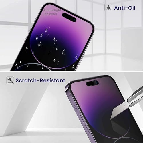 Dreem Privacy Screen Protector for iPhone Air – 28° Anti-Spy Tempered Glass, 9H Hardness, Oleophobic Coating, Bubble-Free, Case Friendly, HD Clear Privacy Glass Film - size: iPhone Air
