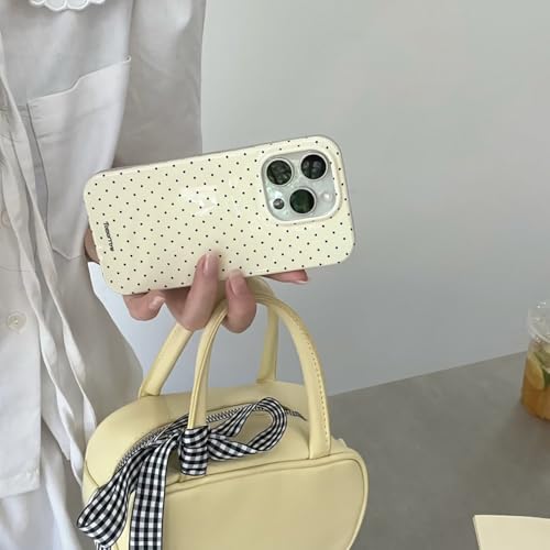 inewateri Compatible with iPhone 11 Case with Cute Fashion Polka Dot Aesthetics Design Simple Cases for Soft TPU Slim Protection Cover-Lemon-Yellow - color: Yellow, size: iPhone 11