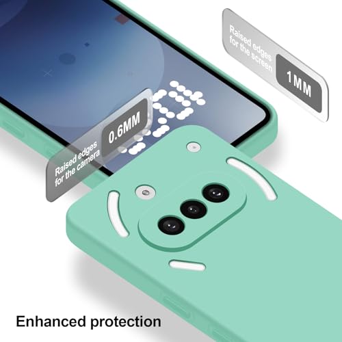 Silicone Case for Nothing Phone 3A, Mint Green - color: Mint, size: Nothing Phone 3A