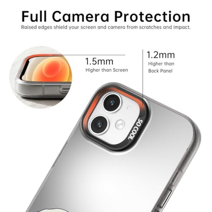 for iPhone 12/12 Pro Case, TPU, Drop Protection, Waves | Matte Silver Back, Shockproof, Fade-resistant, Anti-yellow, Lens Protection, Precise Cutout, Slim grip, Waves - color: Waves, size: iPhone 12/12 Pro