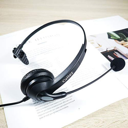 Callez USB Headset with Microphone Noise Cancelling & Audio Controls