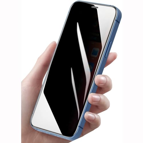 2 Pack 360 Degree Privacy Tempered Glass for iPhone Air Anti-Spy 4 Directions Screen Protector Film 6.5 inch - size: For iPhone Air