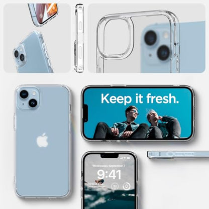 Spigen Ultra Hybrid Designed for iPhone 14 Case (2022) [Anti-Yellowing], [Military-Grade Protection] - Frost Clear - color: Frost Clear, size: iPhone 14