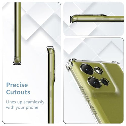 Anoowkoa Designed for Motorola Moto G86 5G Case：TPU-[Anti Yellowing] Clear Cover Phone Case.Military-Grade Shockproof.Ultra-Thin Drop-Proof and Ultra-Soft - color: Moto G86 5G
