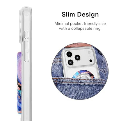 VELVET CAVIAR Compatible with MagSafe Phone Grip - color: Galaxy Glitter