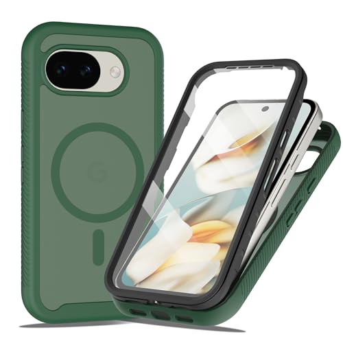 Magnetic Phone Case for Google Pixel 10A, Army Green