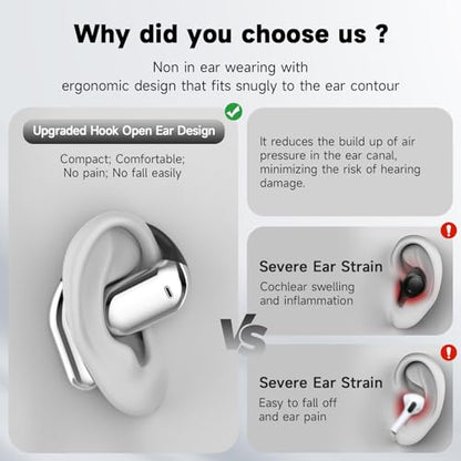CoolJumper Wireless Bluetooth 6.1 Earbuds for Gym
