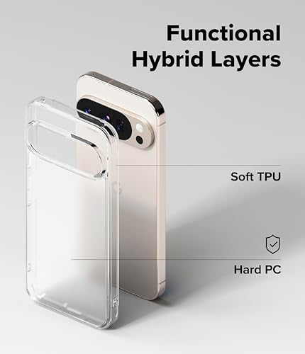 Ringke for Google Pixel 10/10 Pro Case [Fusion Matte Clear] | Oil & Dirt Resistant, Anti-Fingerprint Technology Prevents Oily Smudges, Frosted Coating Feels Velvety Soft - size: Pixel 10 / Pixel 10 Pro