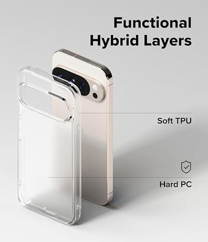 Ringke for Google Pixel 10/10 Pro Case [Fusion Matte Clear] | Oil & Dirt Resistant, Anti-Fingerprint Technology Prevents Oily Smudges, Frosted Coating Feels Velvety Soft - size: Pixel 10 / Pixel 10 Pro