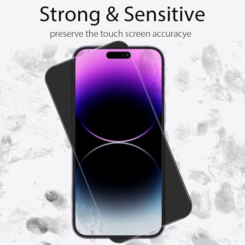 3+3Pk for iPhone14 Pro Max Privacy Screen Protector,Alignment Frame - size: for iPhone 14 Pro Max