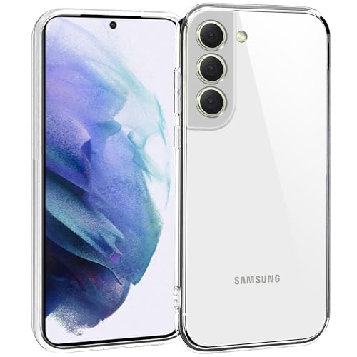 TENOC Phone Case for Samsung Galaxy S21 5G, Clear Case Shockproof Protective Bumper Slim Cover - color: Clear, size: S21
