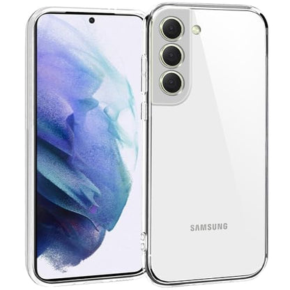 TENOC Phone Case for Samsung Galaxy S21 5G, Clear Case Shockproof Protective Bumper Slim Cover - color: Clear, size: S21