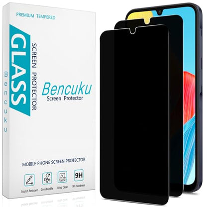 Privacy Screen Protector for Samsung Galaxy A25 5G Tempered Glass - color: Black-Galaxy A25 5G