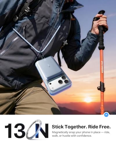 TORRAS MiniMag Pro iPhone 18 Pro Max Portable Charger Power Bank, 10000mAh - color: Blue