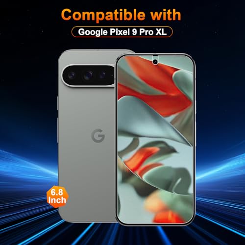 2 Pack for Google pixel 9 Pro XL Anti-Glare Matte Privacy Screen Protector 6.8 inch, Smooth and Responsive Touch Flexible EPU Film, [Support Fingerprint Unlock] [Self-Healing] [Not Glass] - size: Google Pixel 9 Pro XL