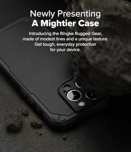 Ringke for iPhone 16 Pro Case [Rugged Gear Magnetic Black] - color: Magnetic Black, size: iPhone 16 Pro