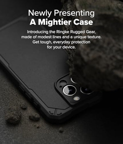 Ringke for iPhone 16 Pro Case [Rugged Gear Magnetic Black] - color: Magnetic Black, size: iPhone 16 Pro
