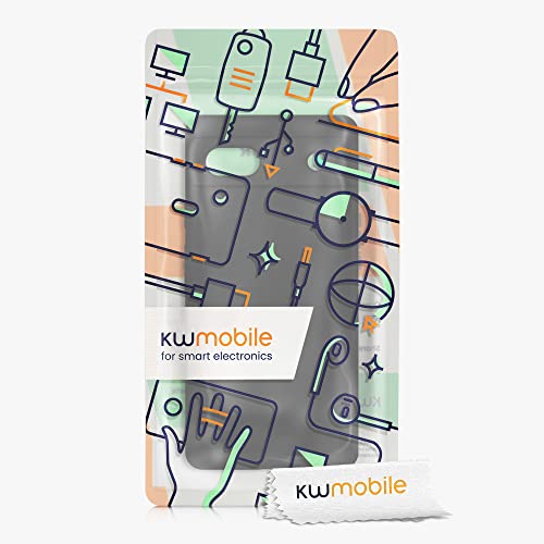kwmobile Case Compatible with Google Pixel 6a Case - TPU Silicone Phone Cover with Soft Finish - Black Matte - color: black matte, size: Pixel 6a