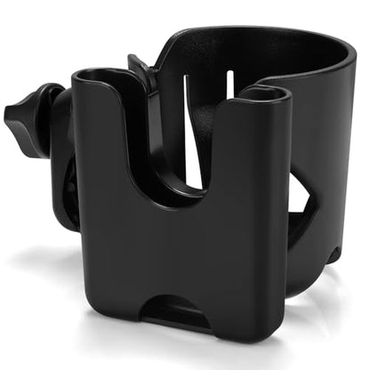 Accmor Stroller Cup Holder, Cup Holder for Walker Bike Wheelchair - color: Cup Phone Holder-Black