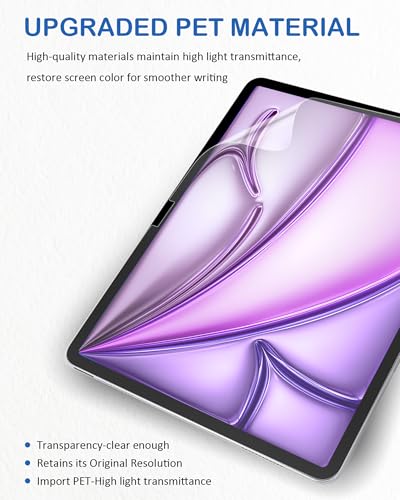 XIRON Paper Screen Protector for iPad Air 11 inch M4 2026/M3 2025/M2 2024 - size: Air 11 inch M4/M3/M2 (2024-2026)