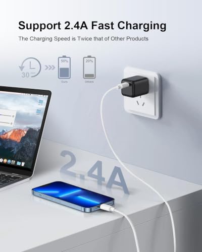 USB to Lightning Cable 3ft 2pack, Apple MFi Certified iPhone Charger Cord Lead Nylon Braided Car Fast Charging Lightning Cable Apple Charging Cord for iPhone 14 13 12 11 Pro Max XS X 8 7Plus 6 SE iPad - size: 1M+1M