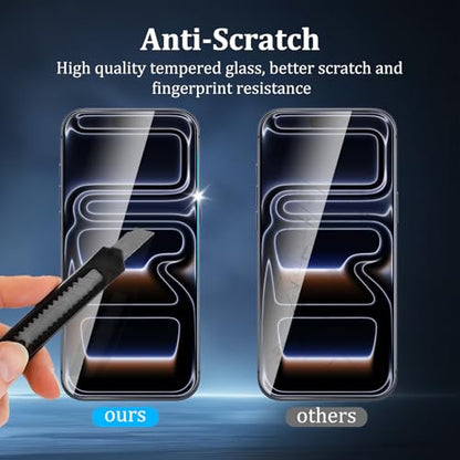 2+1+2 Pack Screen Protector for iPhone 17 Pro - size: 17 Pro
